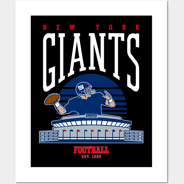 New York Giants Football Wall Art by Cartel